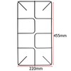 SPARES2GO Flat Gas Hob Pan Support Stand for Cannon Oven