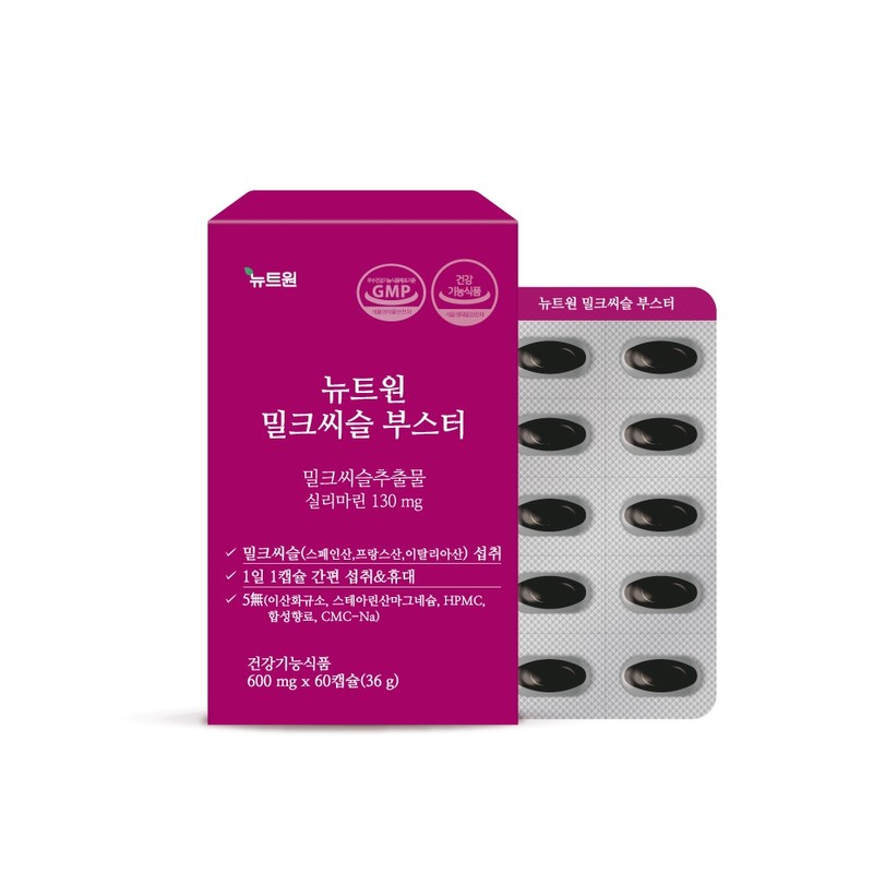Newtone Milk Thistle Booster Silymarin Liver Health 60 Soft Capsules