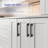 Ravinte Hardware 5 Pack Matte Black Cabinet Pulls - 6