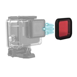 Underwater Red Lens Filter for Super Dive Housing GoPro Hero 5/6/7