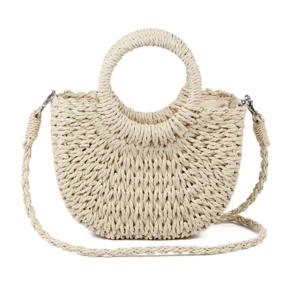 Oweisong Straw Beach bags for Women Vacation Essentials Summer Large