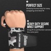 EVO Fitness Pair of 18” Deep Black Weight Lifting Wrist