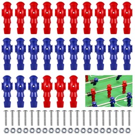 OMISTAR 26 Pcs Foosball Men, Resin Foosball Replacement Parts, Table Soccer Player Set for Tournament Foosball, 13 Red and 13 Blue