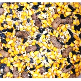 Midwest Seeds SQUIRREL & CRITTER BIRD SEED FOOD FEED Corn Black Oil Sunflower Peanuts Nuts - 9 Pounds