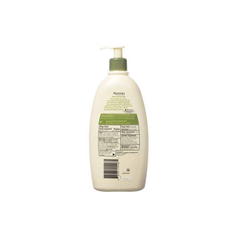Aveeno Active Naturals Daily Moisturizing Lotion, 20 Ounce Pump