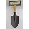 "Welcome to Jack's garden" hanging shovel sign
