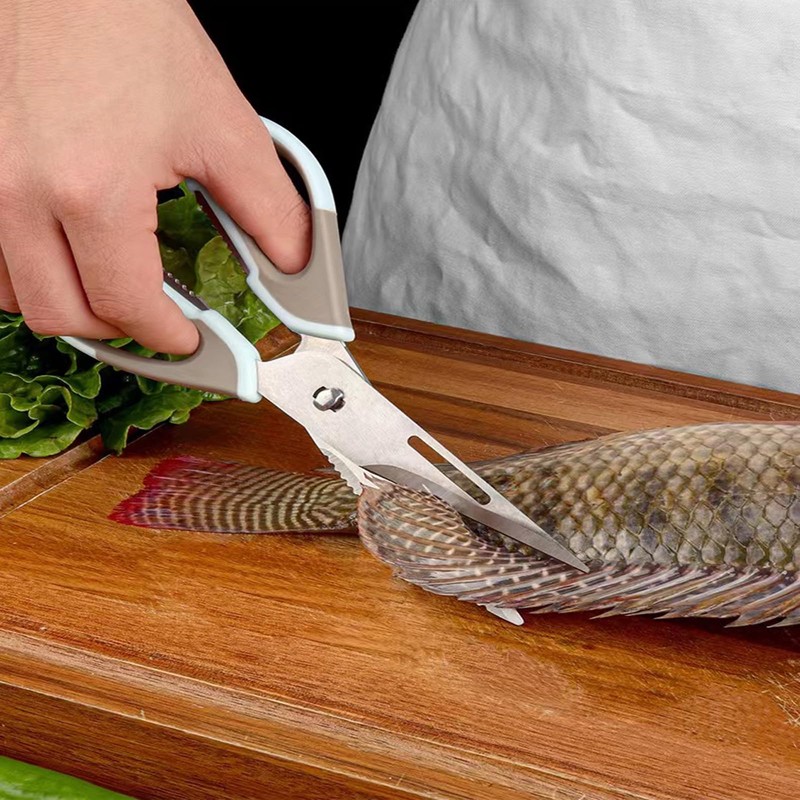 Multi Functional Heavy-Duty Kitchen Scissors, Sharp Blades, Detachable, Easy to
