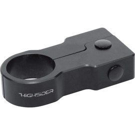 HIGHSIDER 220-101 HIGHSIDER Universal CNC bracket RS2, Aluminium black anodized, for tube diameter 28/27/22/20 mm.