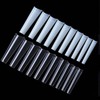 U-Shinein 504PCS XXXL Clear Coffin Nail Tips, Half Cover Ballerina