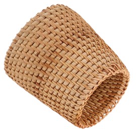 DOITOOL 1pc Hand Woven Storage Basket Desktop Sundries Organizer Compact Woven Pen Holder Versatile Container for Stationery Items for Home Office Use