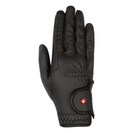 HKM Pro Team Adults Professional Soft Breathable Imitation Leather Horse Gloves