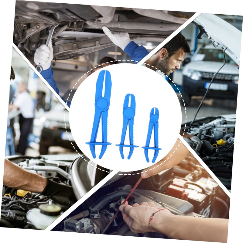 BUGUUYO 6pcs Automotive Hose Clamp Pliers Plastic Material Line Clamp