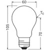 Osram Osram Energy Class LED-Lampe in klassischer Kolbenform, 7.2 W