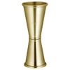 Aoyoshi 520921 Cocktail Measure Cup (Double Ring), 30/45 Gold, Antibacterial