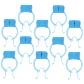 NOLITOY 4sets Nose Clips for Lung Breathing Training Durable Nasal Stopper Clips for Swimming Sports Shareable Nose Plug Blue for Home Schools Emergencies 16pcs*4