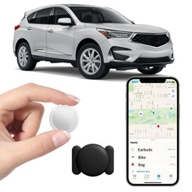 No Subscription Mini GPS Tracker for Vehicles Work with Find My(iOS Only)Magnetic Case Real Time Air Tracker Tag Hidden Car Location Tracking Device Global Coverage No Monthly Fee or SIM Card Required