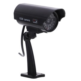 jojofuny 2pcs Fake CCTV Realistic Imitation Security Flashing Led Light Design for Indoor and Outdoor Use