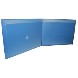 Skil-Care Roll-On Bedside Fall Mat, 24" x 68" x 1.5" Anti-Slip Cushion for Bedside Safety, Reduces Fall Impact, Durable & Easy to Clean, Ideal for Elderly & Patient Care, Blue, 911548