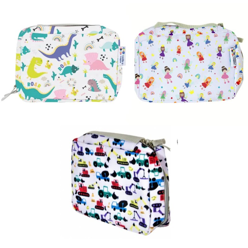 tiddlers & nippers | Kids Travel Wash Bag | Hanging