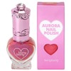 Bonbon Friends Water-based Glitter Aurora Nail Polish, Aurora Red, 1 Piece / 봉봉프렌즈 수성 반짝이 오로라 매니큐어, 오로라레드, 1개