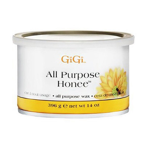 GiGi All Purpose Honee Wax Can 14oz Pot Hair Removal Honey Waxing Spa Salon 0330