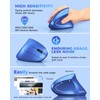 Lekvey Ergonomic Mouse, Vertical Wireless Mouse Rechargeable 2.4G USB Optical