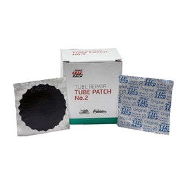 REMA TIP TOP No. 2 (B-2) Tube Patch, 30 Units of 1-3/4 inch Round Vulcanizing Patches for Motorcycle and Automotive Tire Inner Tube Repair, Black Feather Edge
