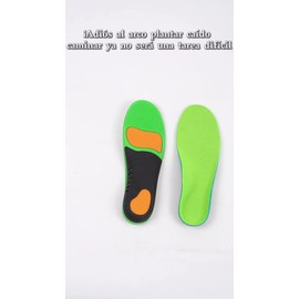 2pcs Plantillas Ortopedicas Para Fascitis Plantar Pie Plano