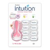 Schick Intuition Women's Razor Epilator Set (1 blade + 9 blades) / 쉬크 인튜이션 여성용 면도기 제모기 세트(기1 + 날9)