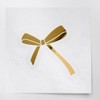 Decal Stickers of Lovely Bows (Metallic Gold) (Set of 2)