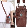Barber Scissor Pouch Holster with Belt Hairdressing Waist Holder Case