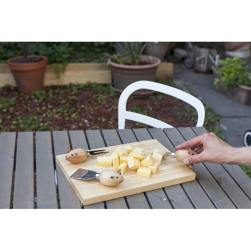 Kikkerland Mouse Cheeseboard Set