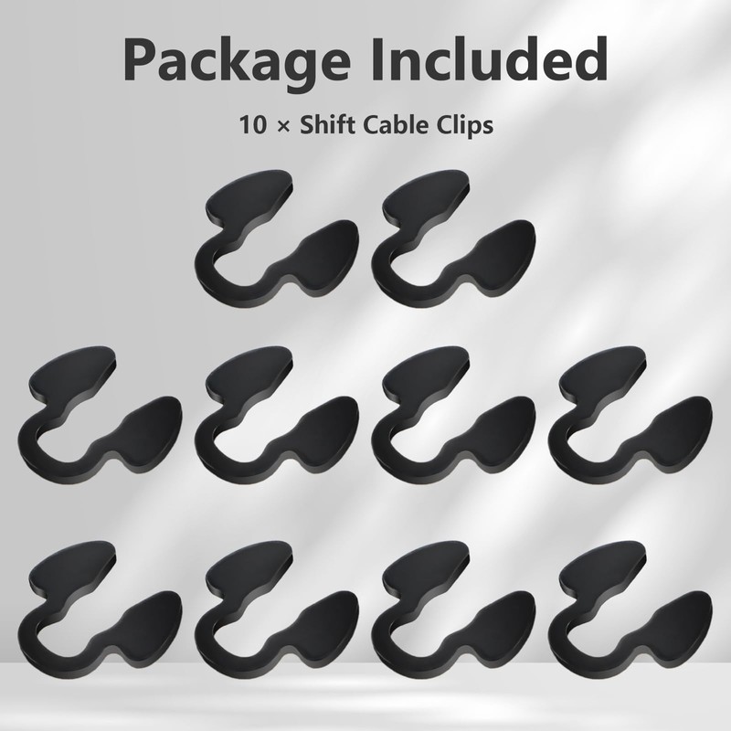 EVRBUL 10 PCS Shift Cable Clips, Gearbox Shifter Cable Bushing