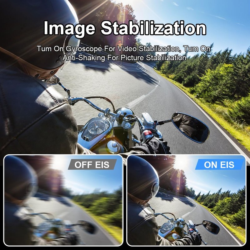 DeKangHY 5K Ultra HD WiFi Action Camera, 30FPS, 2.0" IPS