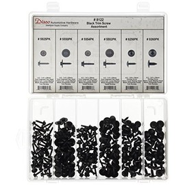 Disco Automotive 8122 Black Trim Screw Assortment