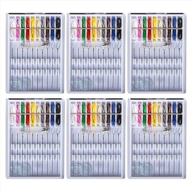 10 Boxes Pre-Threaded Needle Kits, Easy Travel Sewing Kit, Needle Thread Kits, Clothing Repair Kits with Needles, Buttons and Safety Pins for Home, Hotel