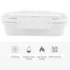 Lunch Box 4 Compartments 304 Stainless Steel Tableware Portable Lunch