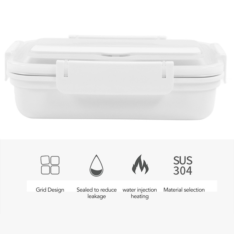Lunch Box 4 Compartments 304 Stainless Steel Tableware Portable Lunch