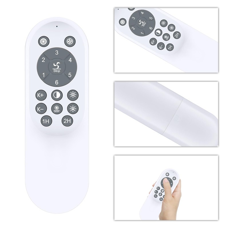 CLVIZCXOM Replacement Remote Control Compatible with Ceiling Fans with Lighting