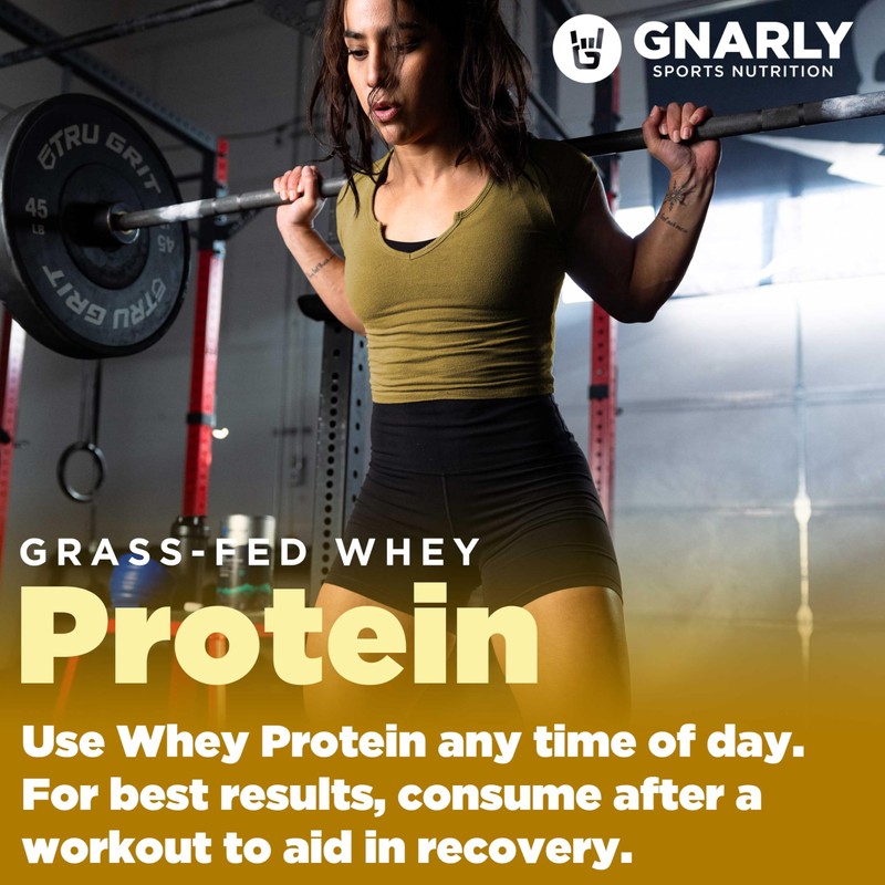 Gnarly Nutrition Gnarly Nutrition Gnarly Whey Grass-Fed Protein Supplement, Vanilla