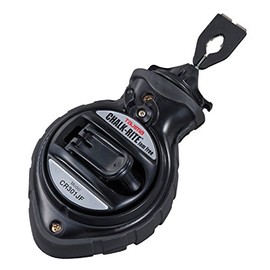 TAJIMA Chalk Line - Chalk-Rite Jam Free Chalk Box with Extra Bold 1mm Snap Line & Five Gear Quick Retrieval - CR301JF