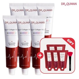 Dr. Qman 닥터큐먼 콜라겐팩 60g6+파우치10g5+스파츌러1) Dr. Qmun Collagen Pack 60g + Pouch 10g + Spatula 1