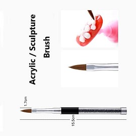 Nail Art Brush Set, 20 Pieces, Nail Art Brushes, Nail Art Design Tools, Drawing Nail Brush, End Nail Painting Brush, Nylon Nail Brush Pen Set, Nail Dotting, Painting Pens, Brushes (5 Colors)