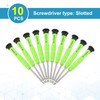 sourcing map 10pcs SL1.5 Mini Slotted Screwdriver 3mm Flat Head