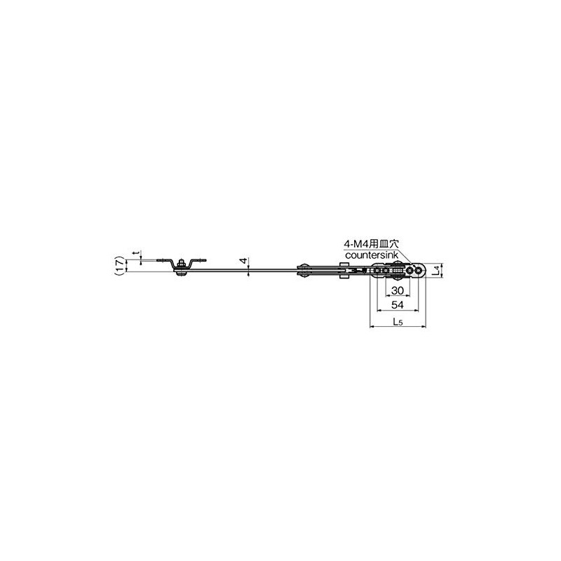 Woodpecker Hildegard with Stopper for Weight Door Stays B –