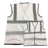 White Hi Vis Hi Viz Safety Vests Waistcoats, Work Wear
