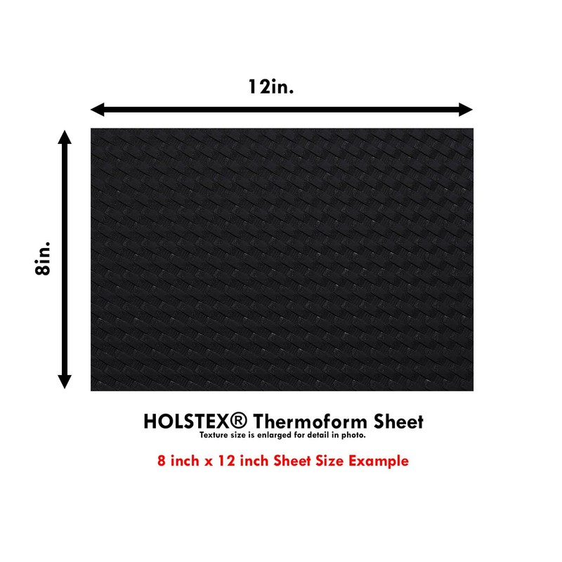 HOLSTEX Thermoform Sheet - (Basketweave Texture) - (.080 Thickness) -