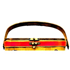 Lot of 3 Small Box or wooden basket Ball Clasp Brass Screws included 1.5 x1.5"