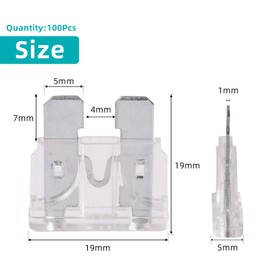 25 Amp Fuses Stanbdard Fuse 20Pcs, 25A Car Fuse Blade for Automotive, Truck, Boat, Motorcycle, SUV