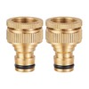 Tech Traders 2 pack Garden Hose Tap Connector - 3/4